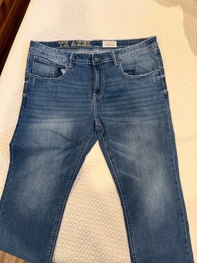 Men's Blue Bootcut Jeans